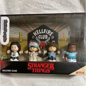 STRANGER THINGS Little People Collector Hellfire Club 4 pcs New